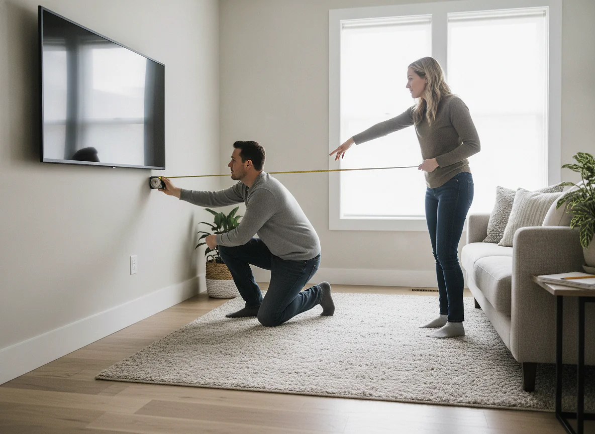 Calculez la distance idéale entre votre canapé et votre TV