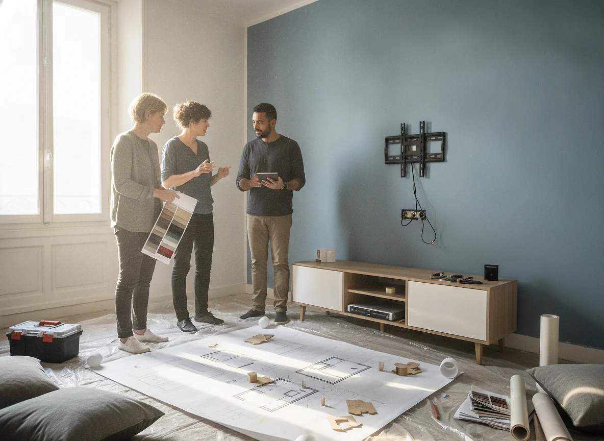 Quelle configuration choisir pour aménager votre salon TV